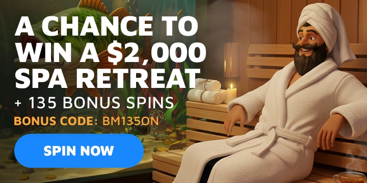 A Chance To Win A $2,000 Spa Retreat + 135 Bonus Spins